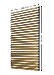 SAMKIT SET antracit - 1400*2500mm (25ks thermowood borovice desek a 5x samkit)