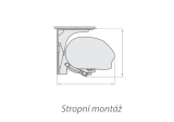 Montáž do stopu (2 držáky)