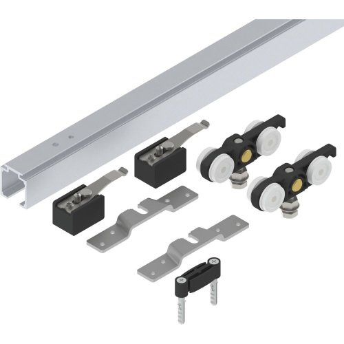 Sada kování pro posuvné dveře SOLIDO 80, 1400 mm do 80 kg
