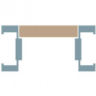 Obložková zárubňa pre BEZFALCOVÉ dvere