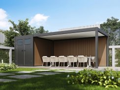 WPC stěna 3 m k pergolám a přístřešku PRESTIGE