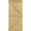 Dřevěné posuvné dveře na stěnu MODERN RUSTIC K