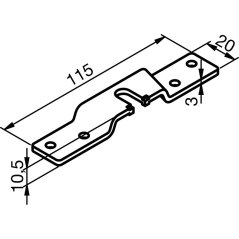 Nosná příruba SOLIDO 80 / HELM