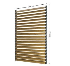 SAMKIT SET antracit - 1300*2000mm (20ks modřínových desek a 4x samkit)