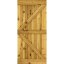 Dřevěné posuvné dveře na stěnu MODERN RUSTIC K