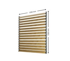 SAMKIT SET black - 1200*1500mm (15ks thermowood borovice desek a 3x samkit)