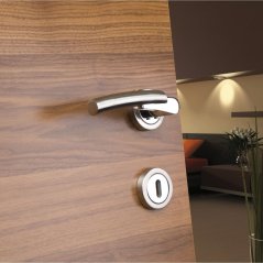 Dveřní kování MIND, interiérové, klika-klika, chromováno/nerez mat, rozeta PZ