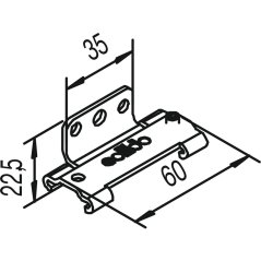 Upevnění na stěnu SOLIDO 80