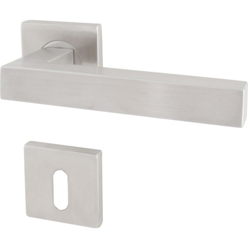 Dveřní kování PULA, interiérové, klika-klika, nerez