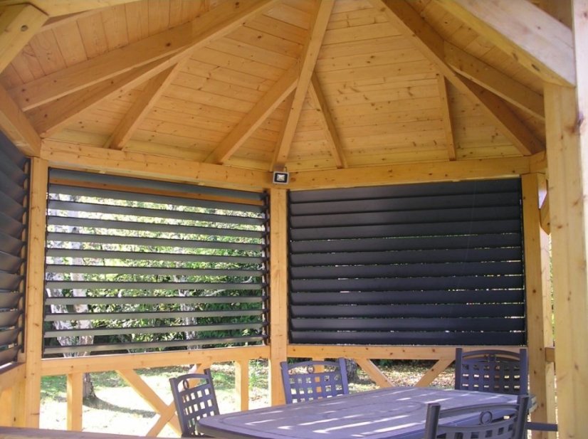 SAMKIT - systém pro nastavení žaluzií - černá (délka: 48cm)