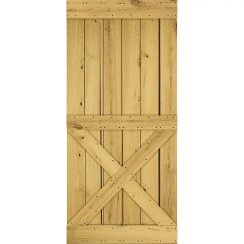 Drevené posuvné dvere na stenu MODERN RUSTIC X