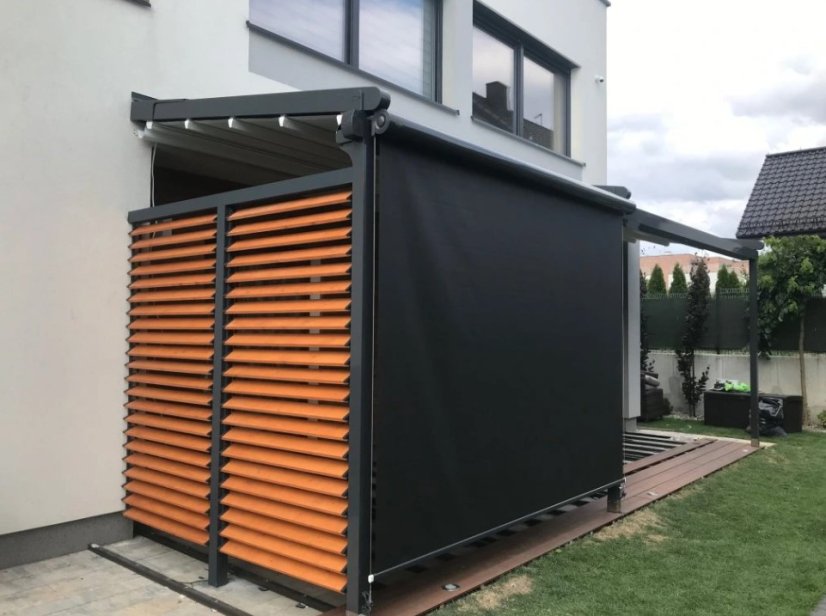 SAMKIT - systém pro nastavení žaluzií - černá (délka: 48cm)