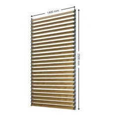 SAMKIT SET black - 1400*2500mm (25ks modřínových desek a 5x samkit)
