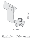Montáž na strešné krokvy (2 držiaky) Australia
