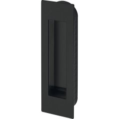 Plochá mušle pro posuvné dveře MARCHESI 155 x 45 x 2 mm, nerez černý