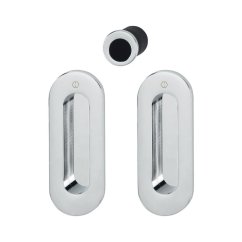 Mušle na posuvné dveře HOPPE - set M472, zakryté šrouby, bez otvoru