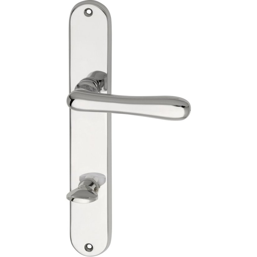 Dveřní kování ELEGANT 22, interiérové, klika-klika, chrom, dlouhý štítek