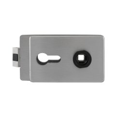 Zámek do skleněných dveří SOLIDO Compact, nerez