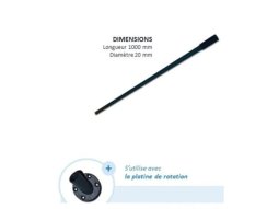 Otočná tyč SAMKIT - 1m
