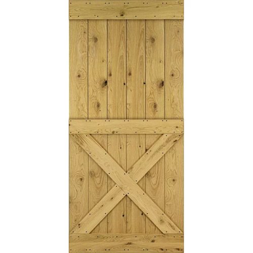 Dřevěné posuvné dveře na stěnu MODERN RUSTIC X