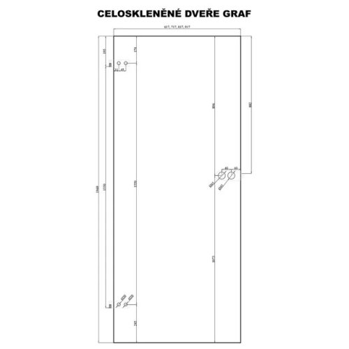 Celosklenené dvere GRAF 6