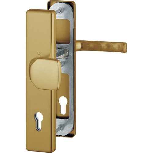 Bezpečnostné kovanie na vchodové dvere LONDON, kľučka-guľa - Hrúbka dverného krídla: 37 - 42 mm, Povrchová úprava: Bronz, Zakrytie vložky: Bez zakrytia